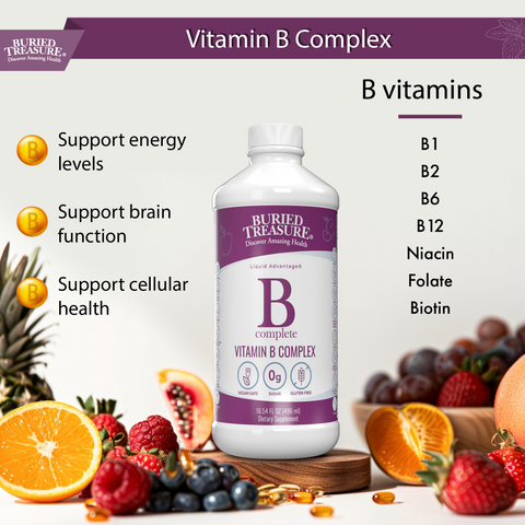 B Complex–Complete Daily B Vitamin Supplement, 16 fl oz