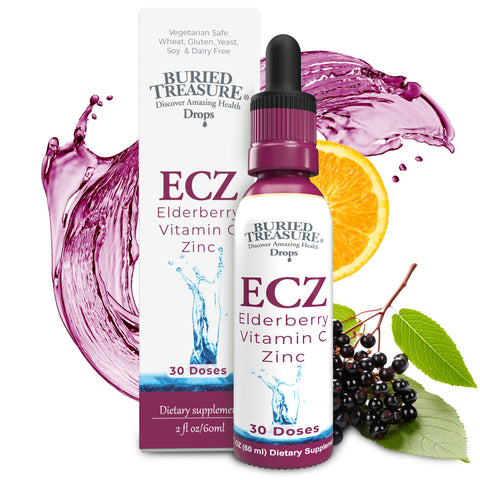 ECZ Immune Drops – Liquid Supplement with Antioxidants, 30 Servings