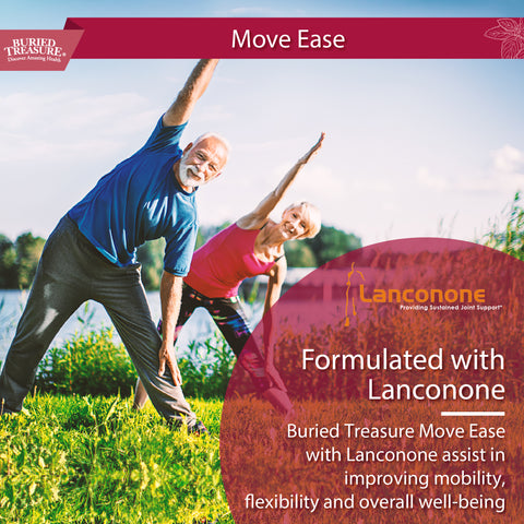 Move Ease Joint Support - Lancone® Formula - Supports Flexibility & Mobility - Eases Mild Discomfort - Supports Joint Health - 2 oz, 12 Servings per Box