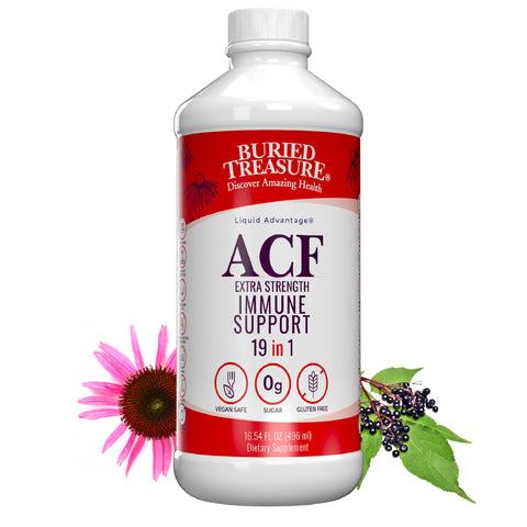 ACF Extra Strength –Herbal Blend with Vitamin C,Zinc,Elderberry,&Purified Silver